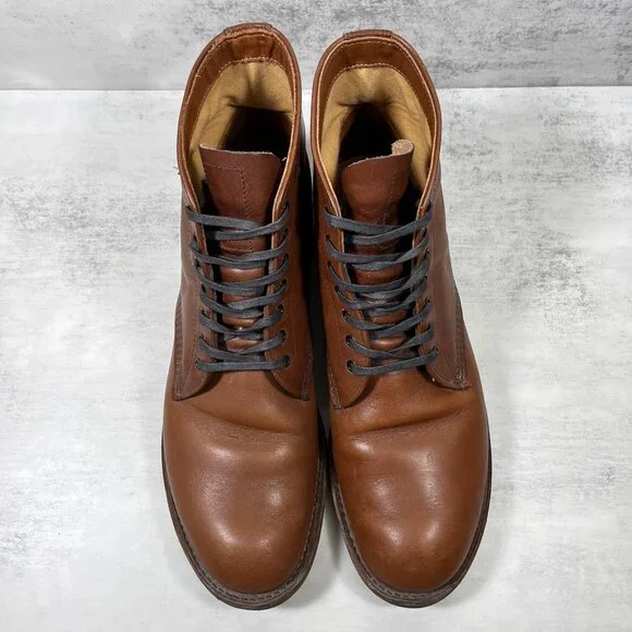 Red Wing Sheldon 9073 Teak Featherstone Made in USA Boots - Men's Size 11.5 D